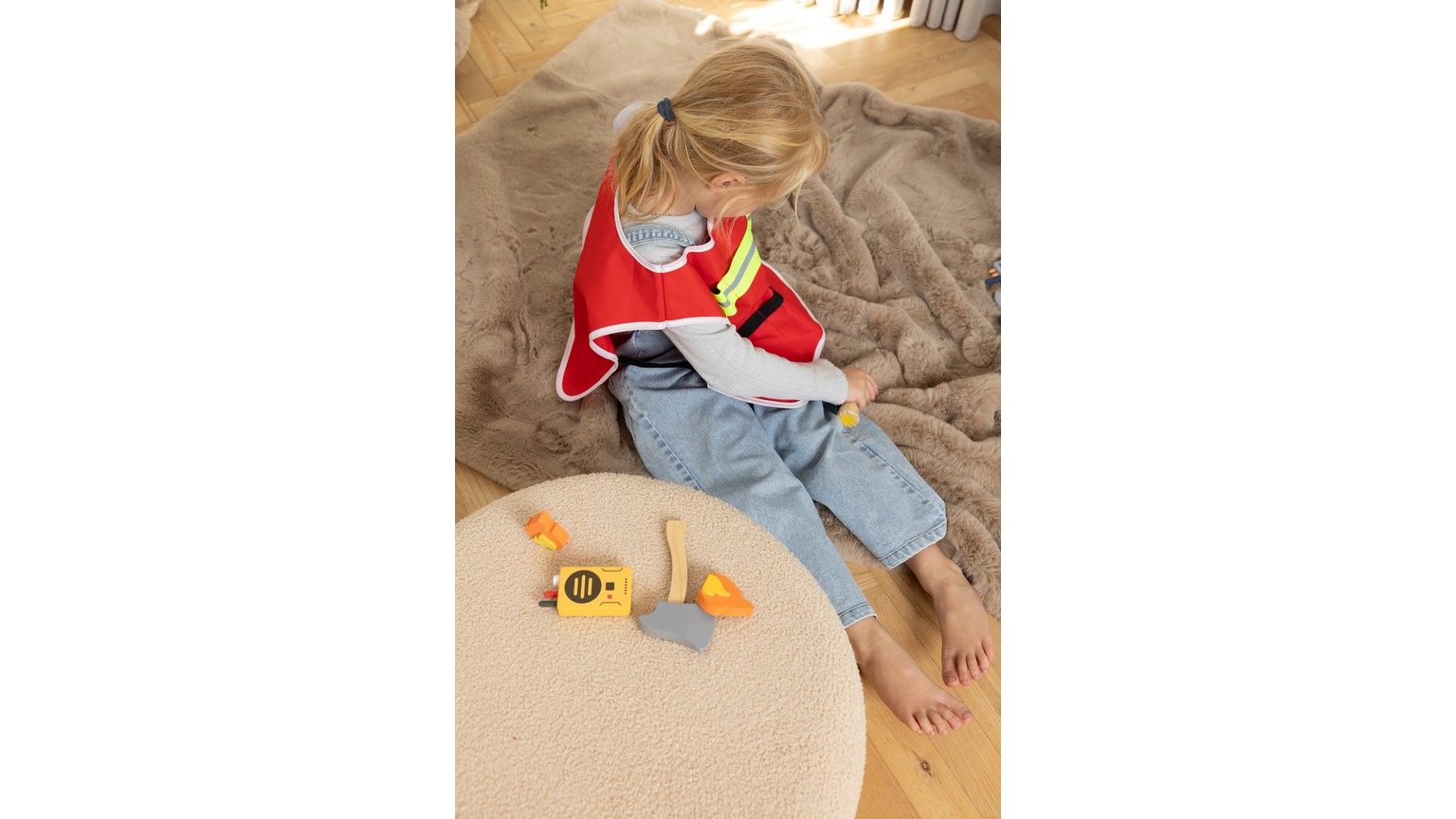 Brandmand sæt træ - 10 dele